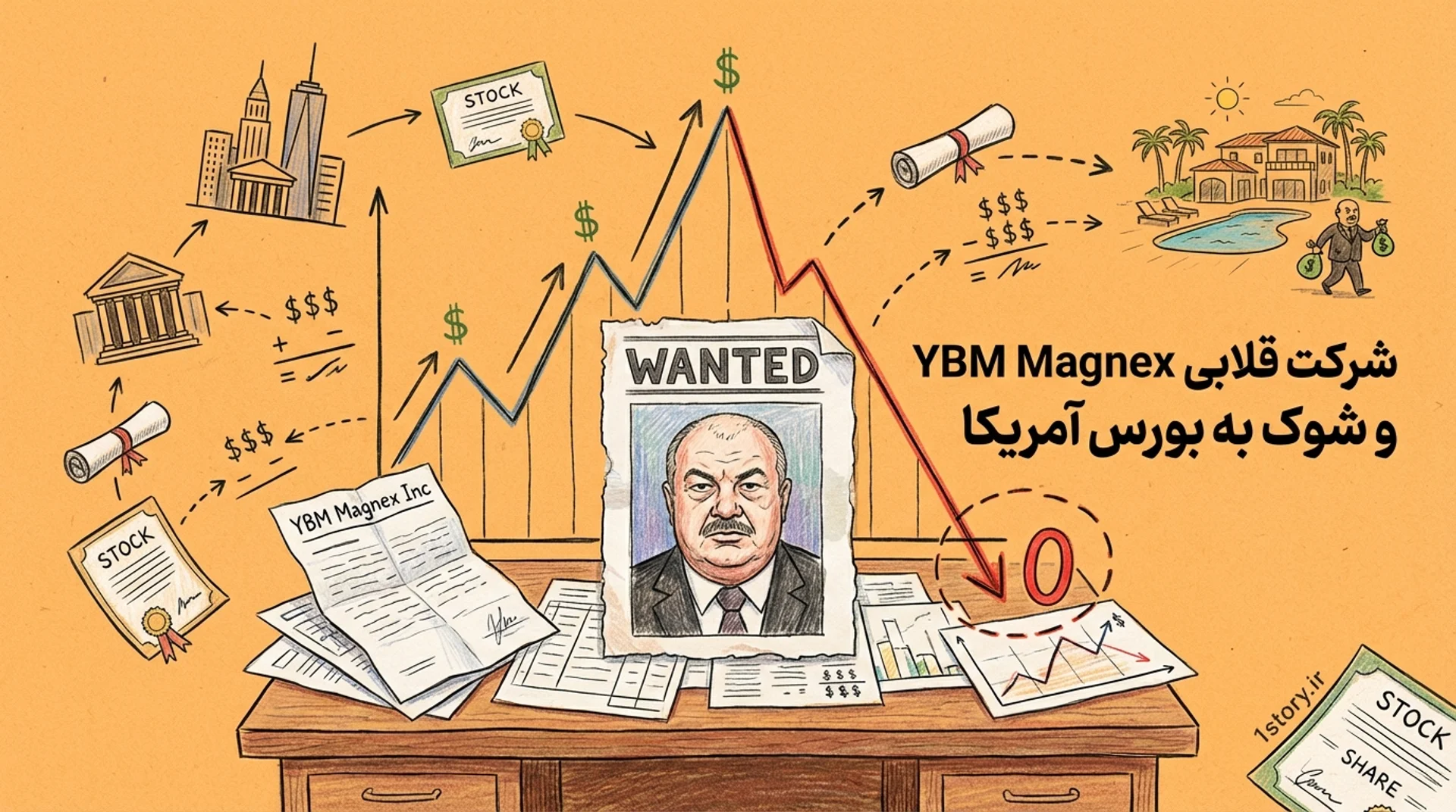 عکس شرکت قلابی YBM Magnex