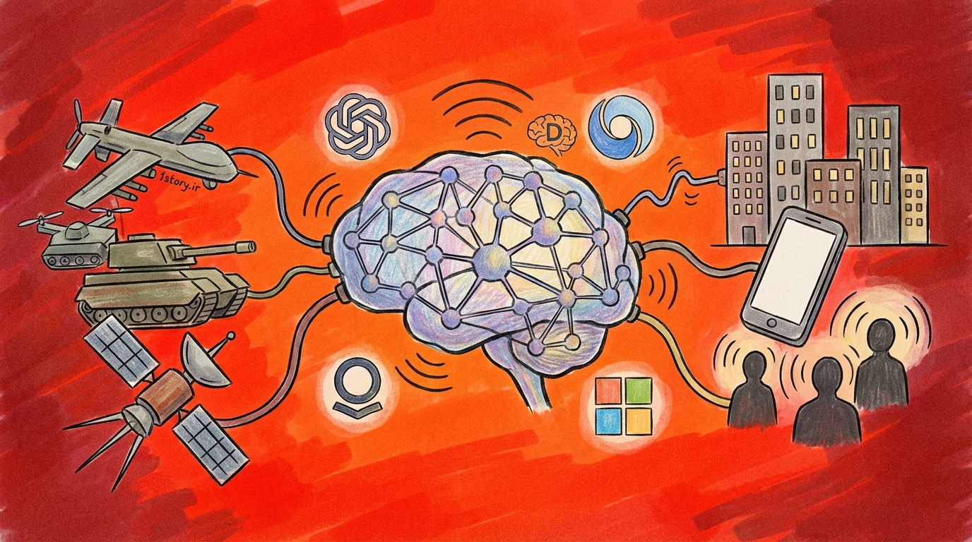 عکس ورود هوش مصنوعی در جنگ