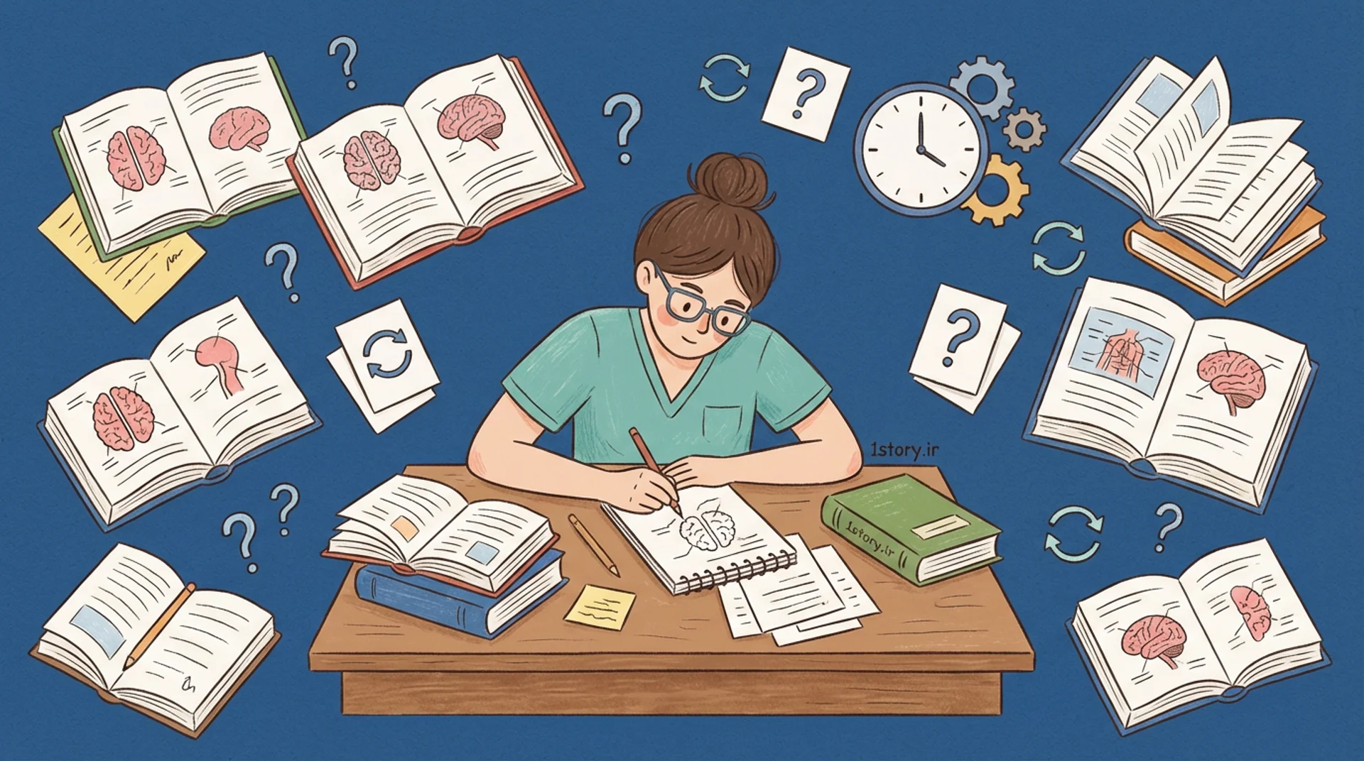 عکس رازهای مطالعه دانشجویان پزشکی کمبریج