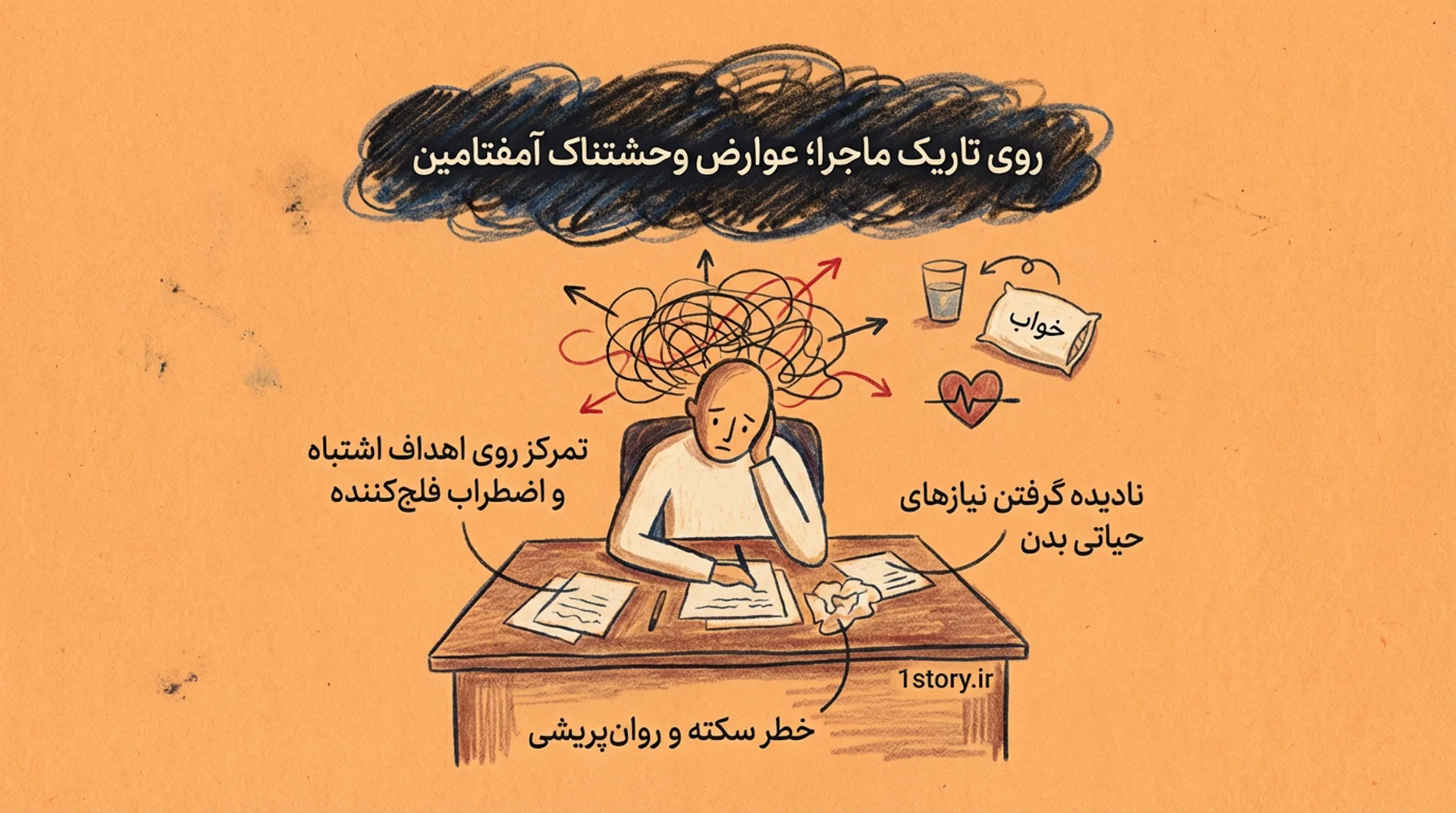 عکس روی تاریک ماجرا؛ عوارض وحشتناک آمفتامین
