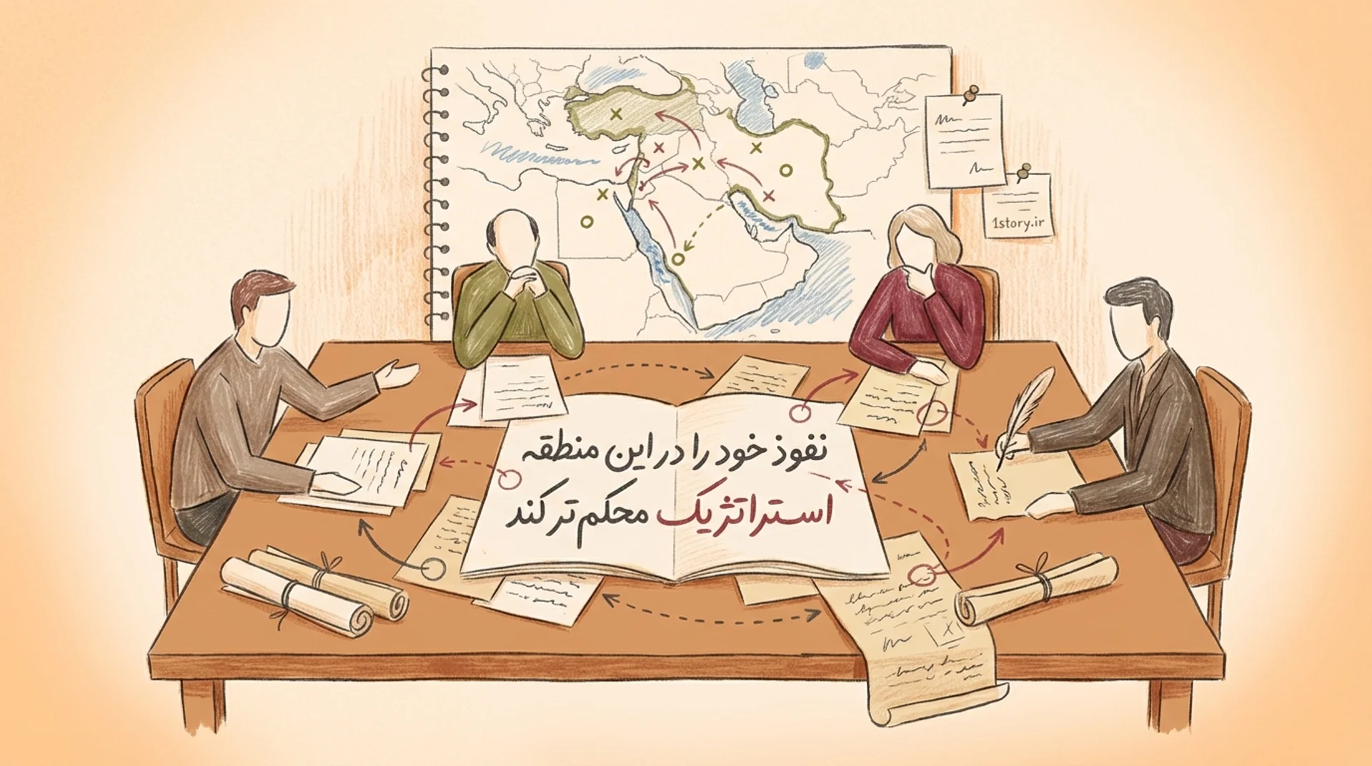 عکس معامله با صهیونیست‌ها