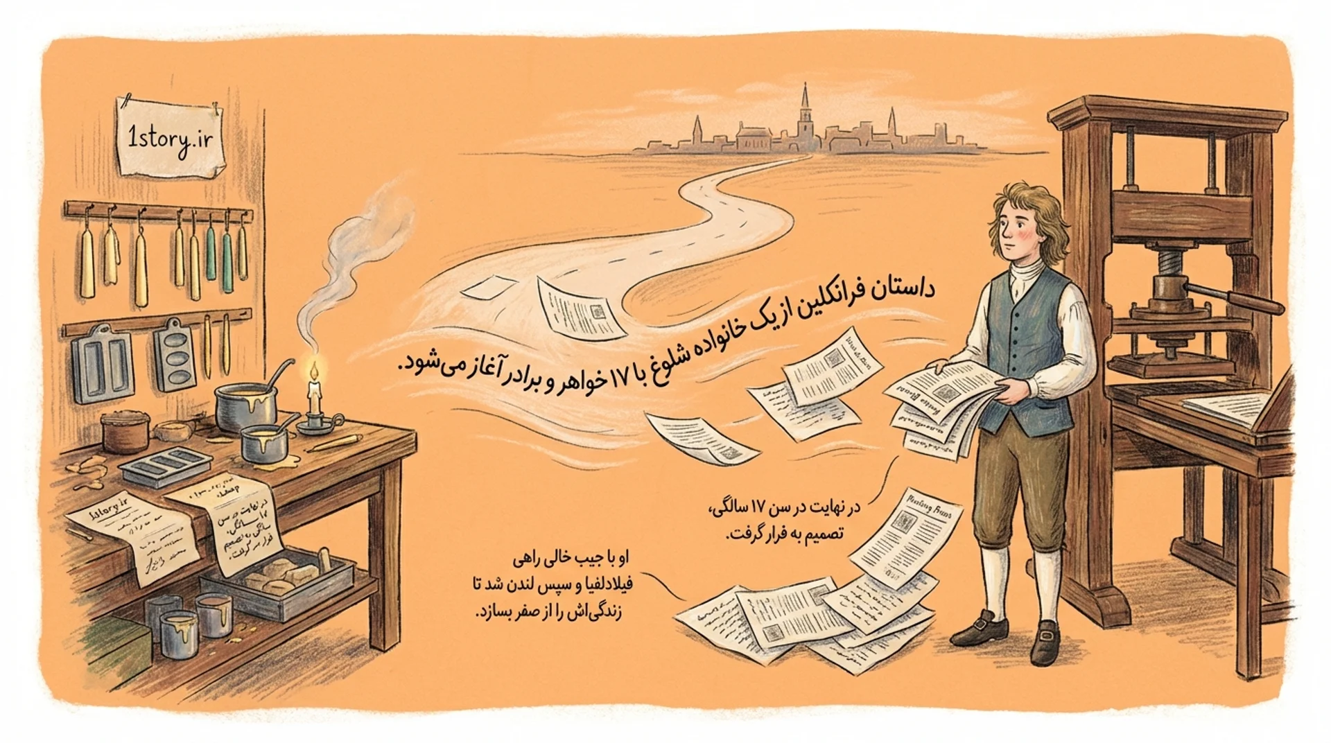 عکس بنجامین فرانکلین