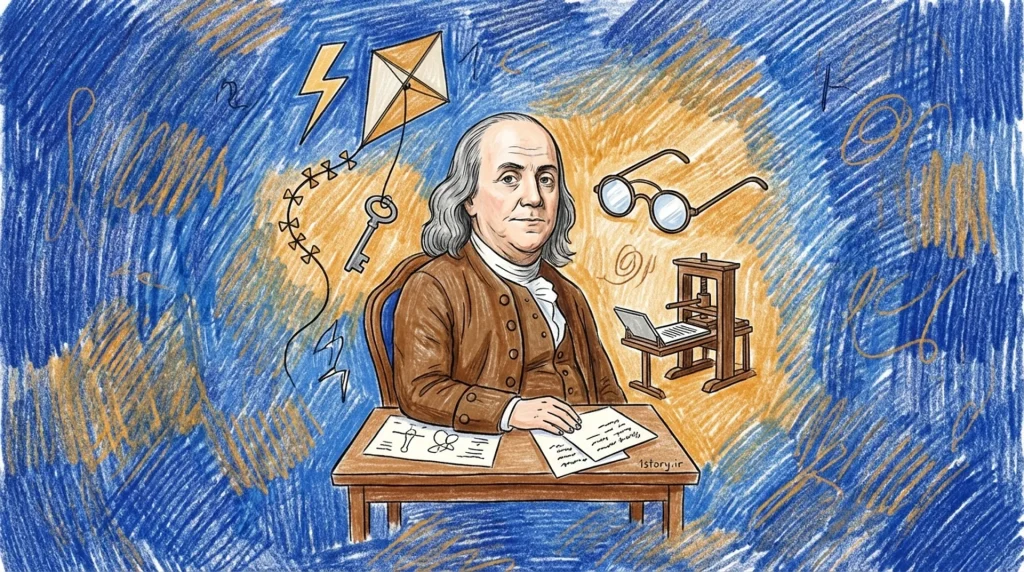 عکس زندگینامه بنجامین فرانکلین
