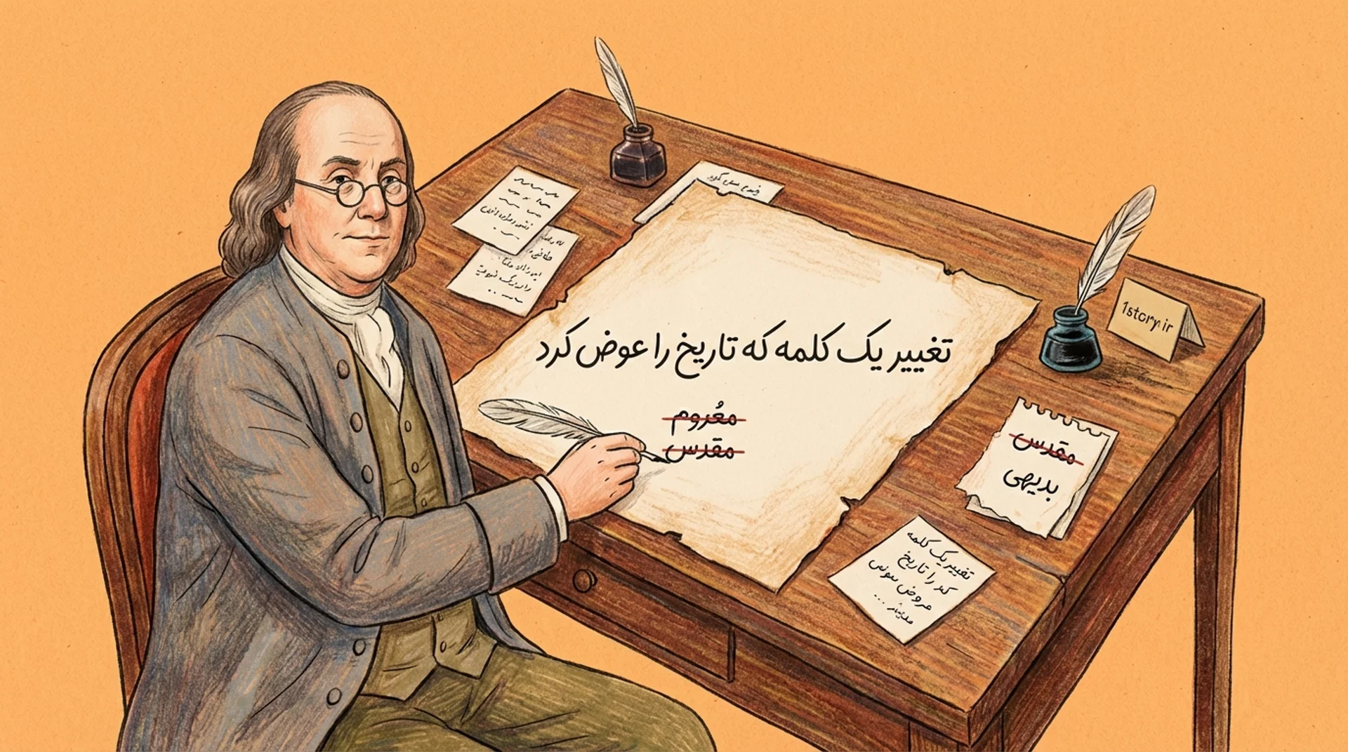 عکس اعلامیه استقلال آمریکا