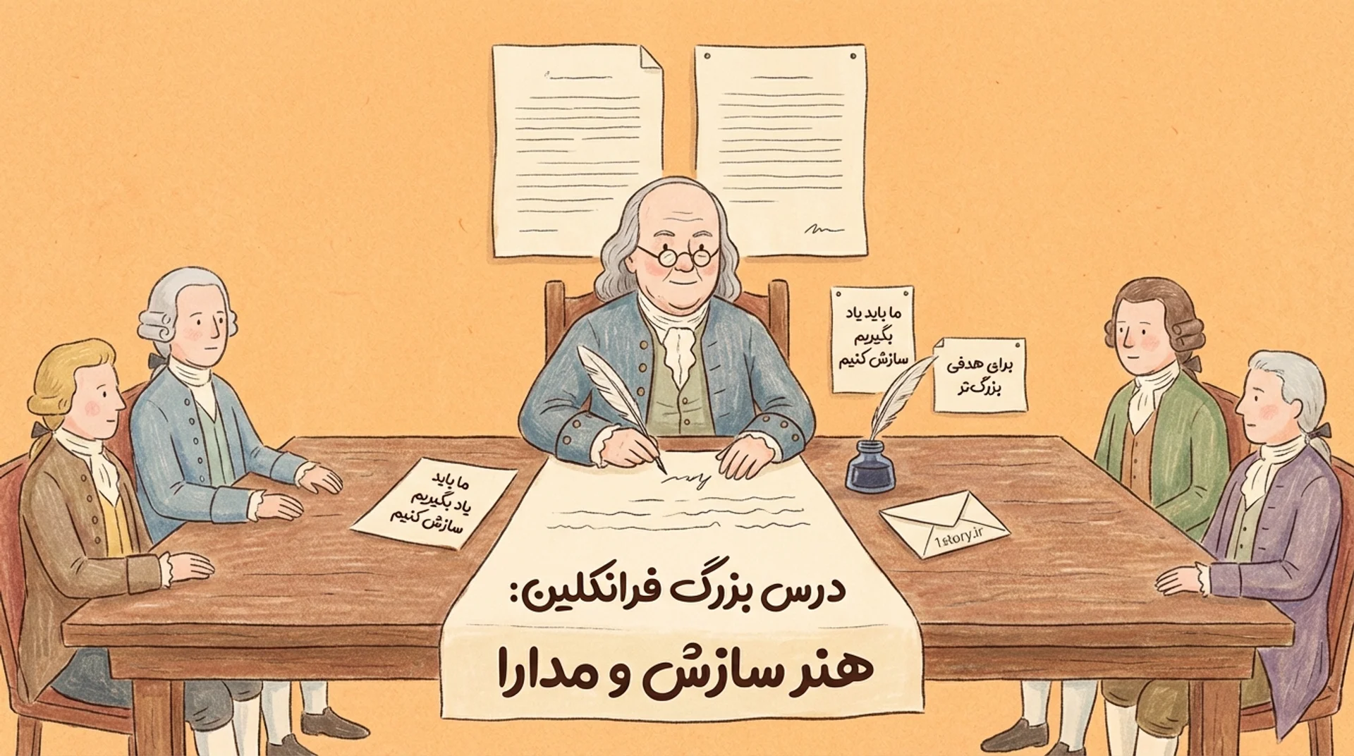 عکس درس بزرگ فرانکلین