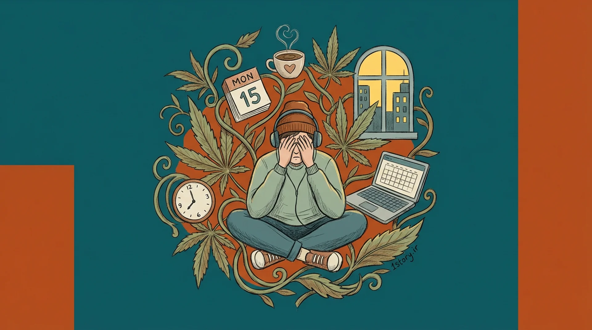 عکس اعتیاد به ماریجوانا