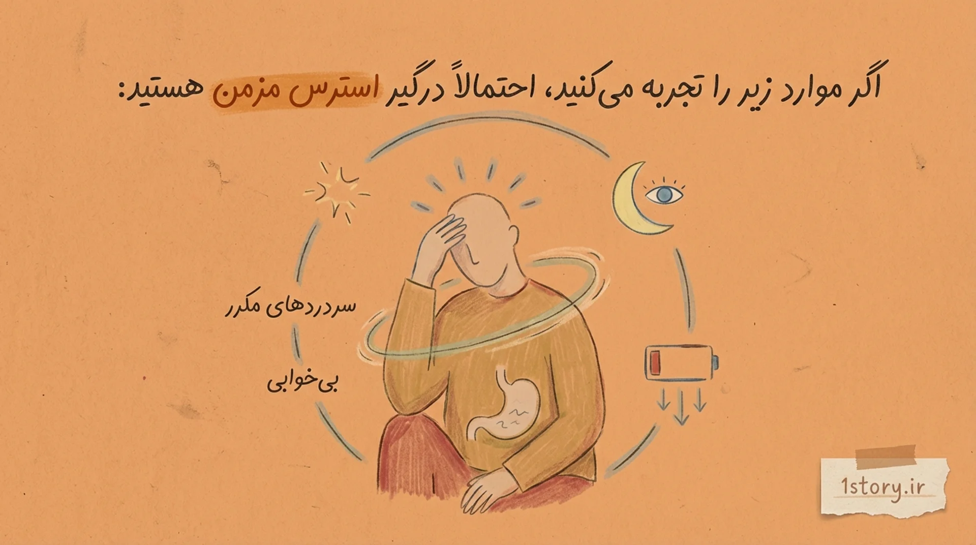 عکس استرس مزمن