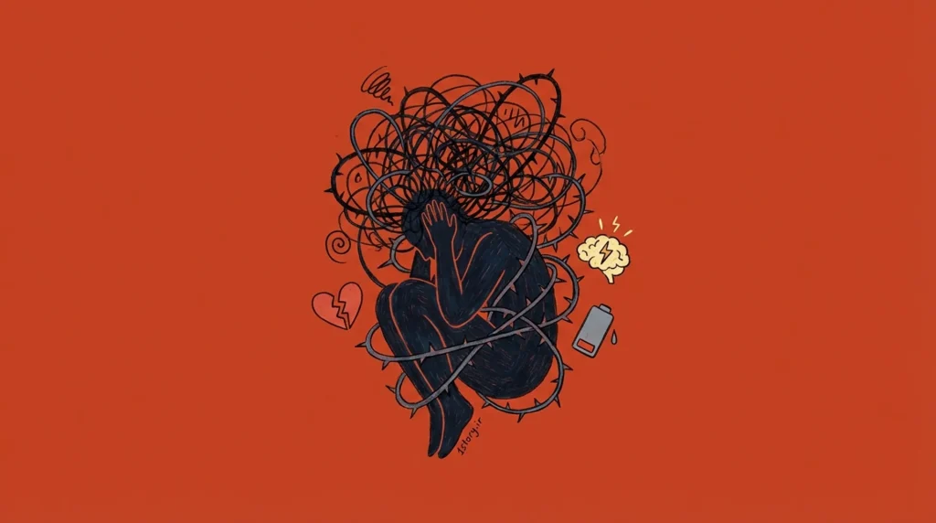 عکس استرس مزمن