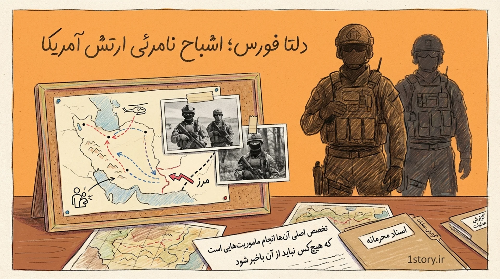 عکس دلتا فورس؛ اشباح نامرئی ارتش آمریکا