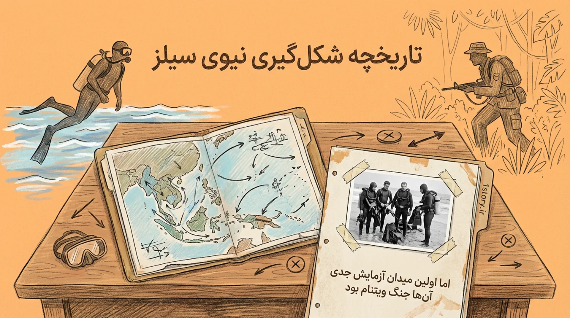 عکس شکل‌گیری نیوی سیلز