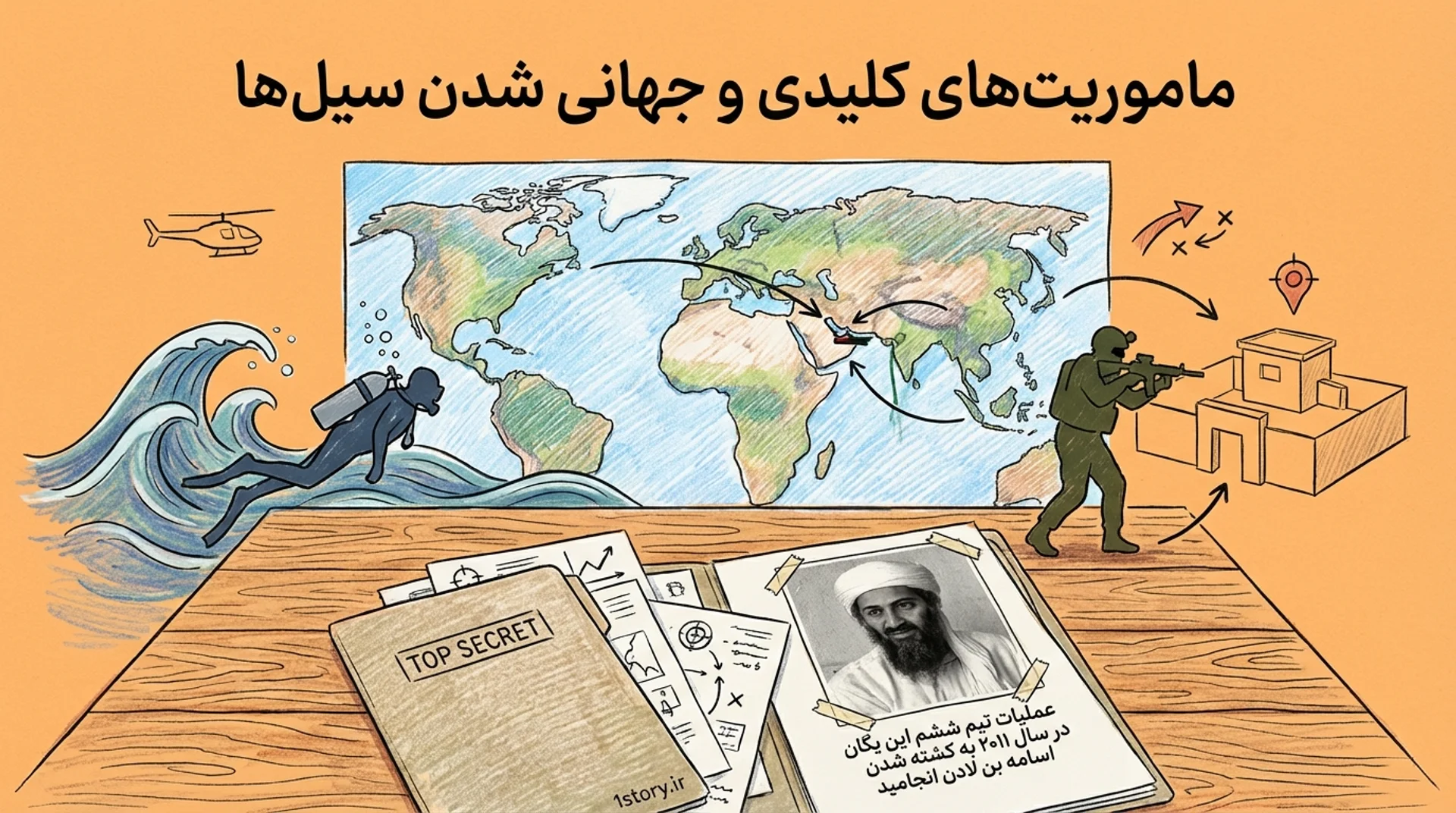 عکس اسامه بن لادن