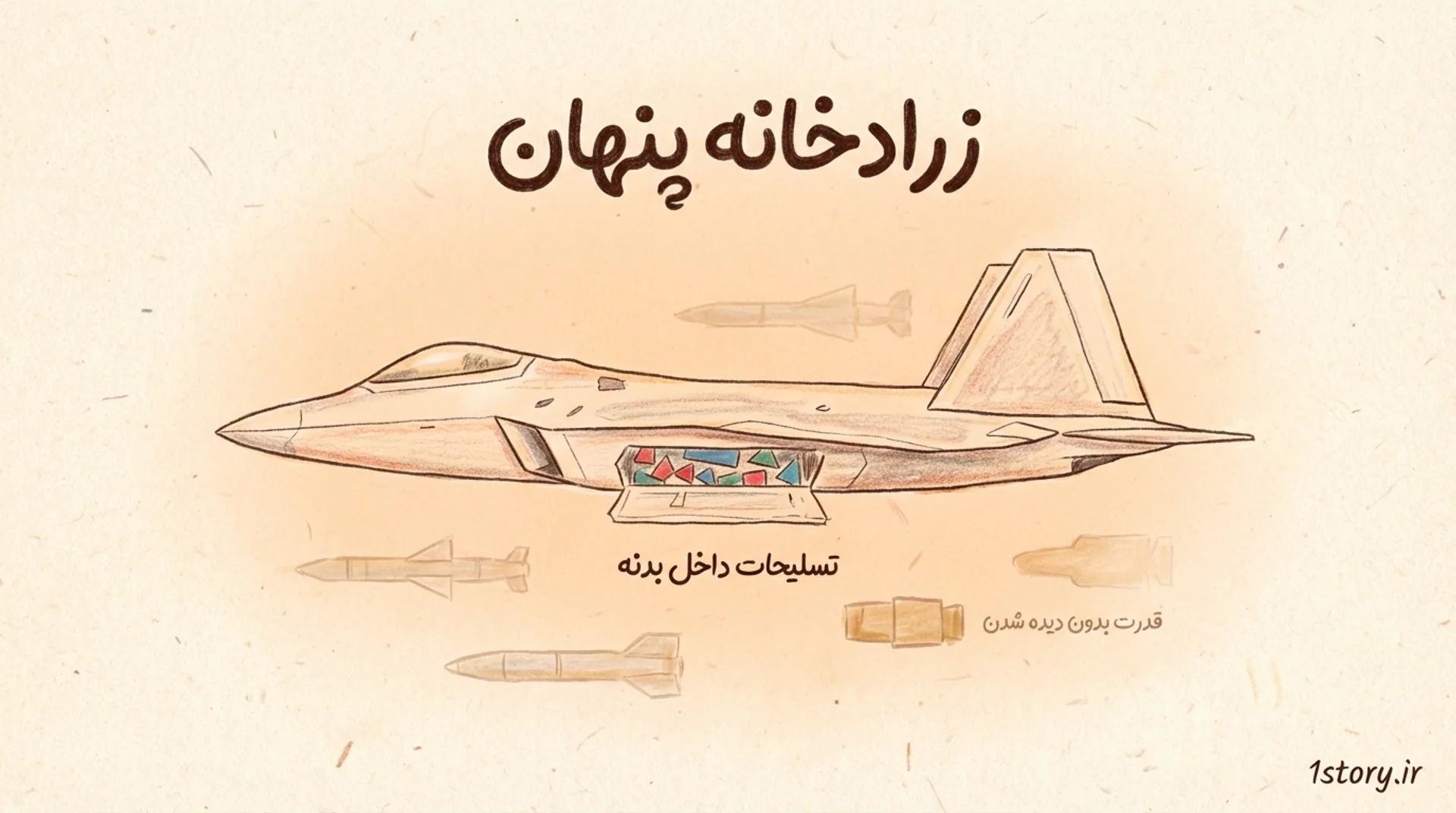 عکس زرادخانه پرنده؛ مخفی اما مرگبار