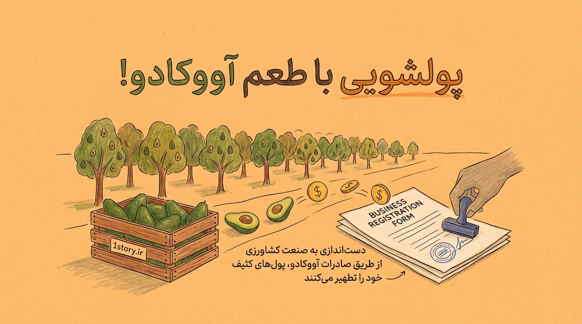 عکس پولشویی با طعم آووکادو!