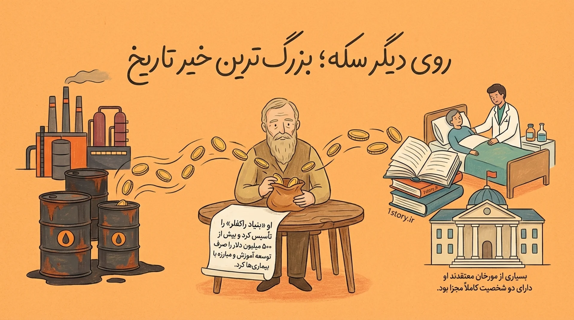 عکس بزرگ‌ترین خیر تاریخ