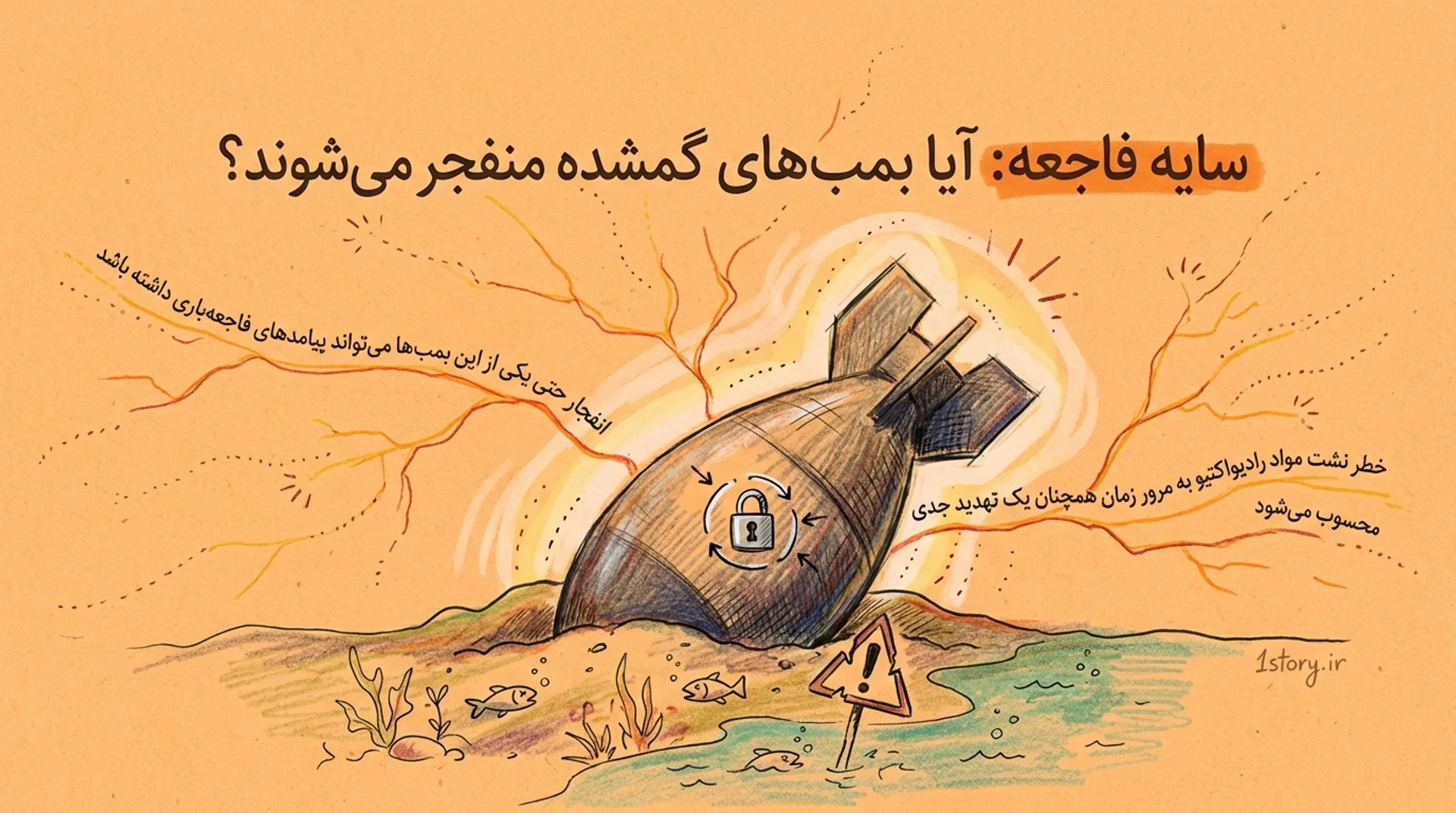 عکس بمب‌های گمشده منفجر