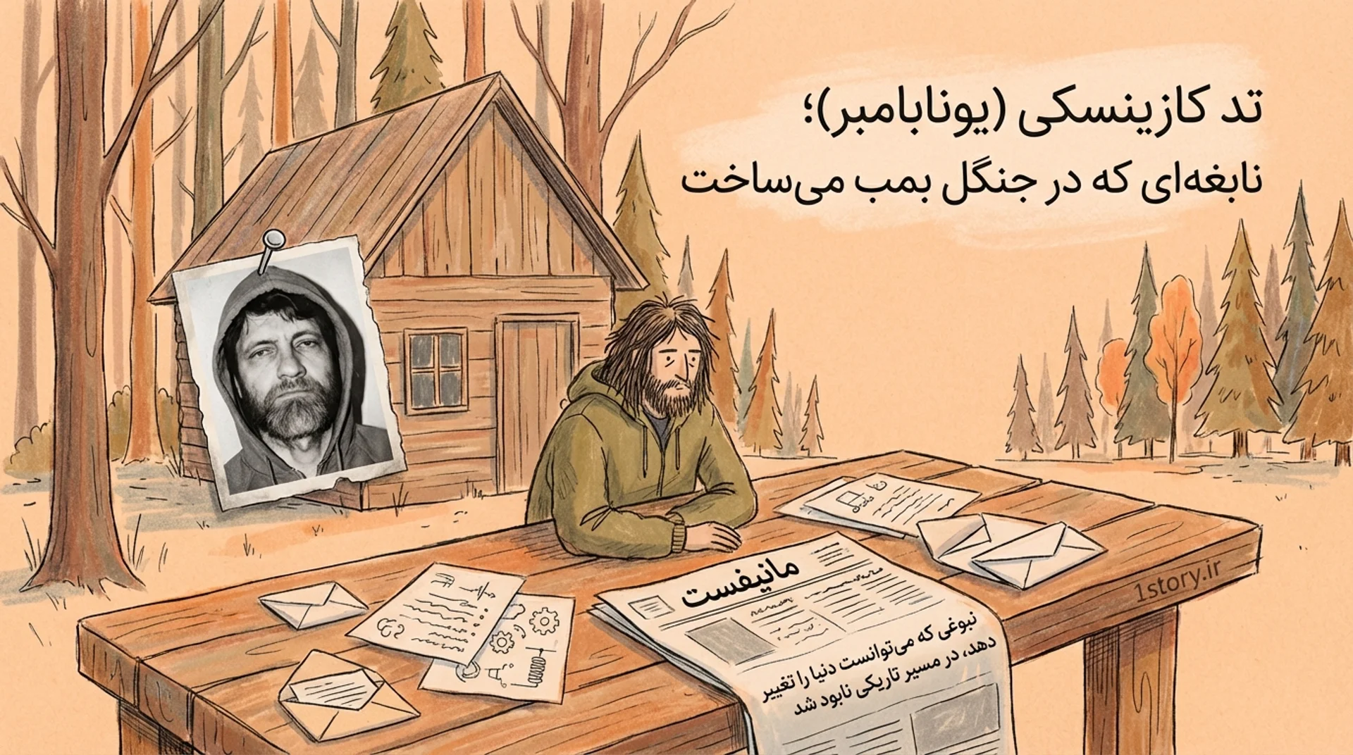 عکس تد کازینسکی