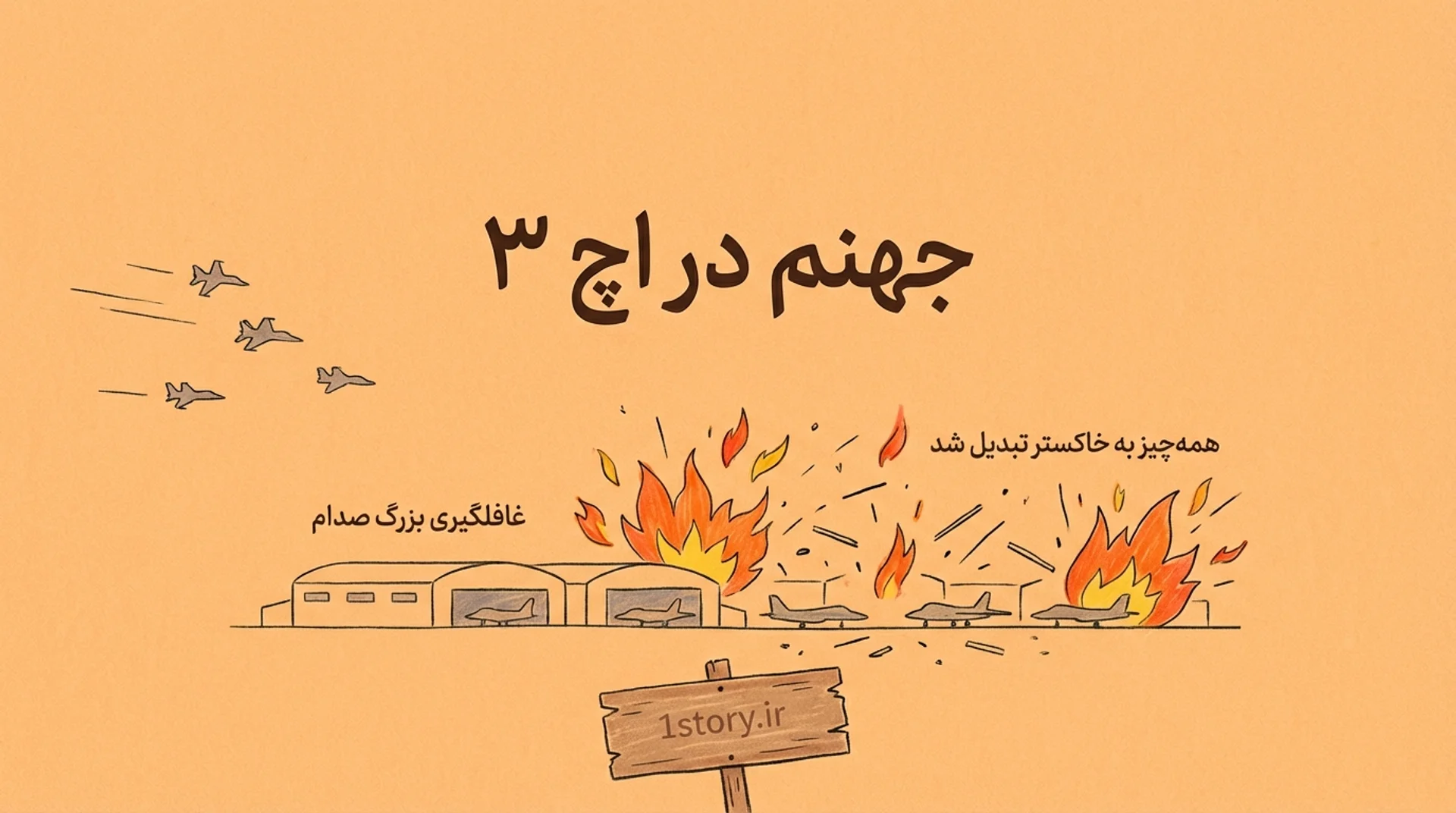 عکس جهنم در اچ ۳؛ غافلگیری بزرگ صدام