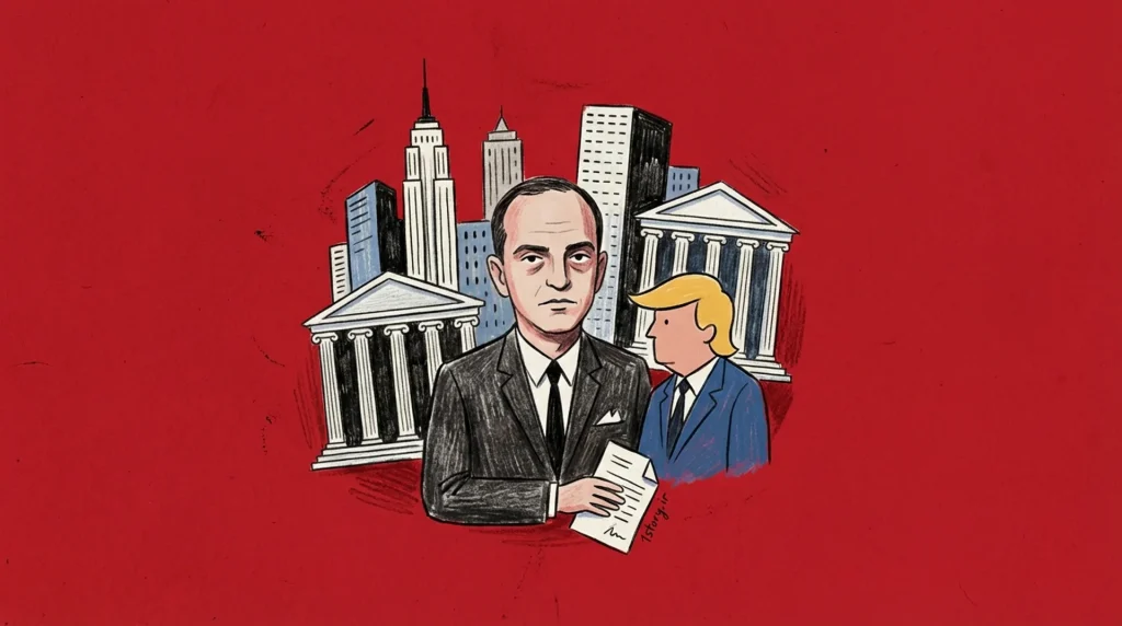 عکس رازهای روی کان: وکیل مرموزی که ترامپ را ساخت