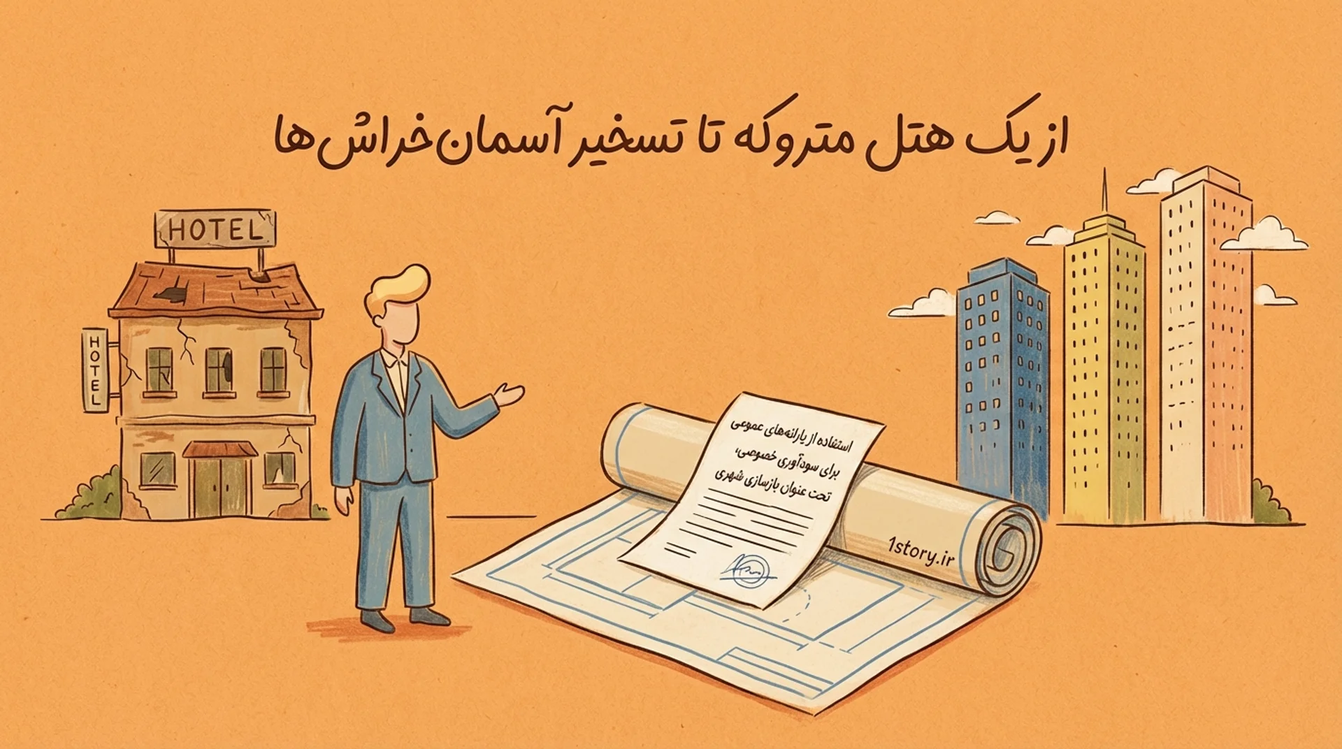 عکس هتل متروکه