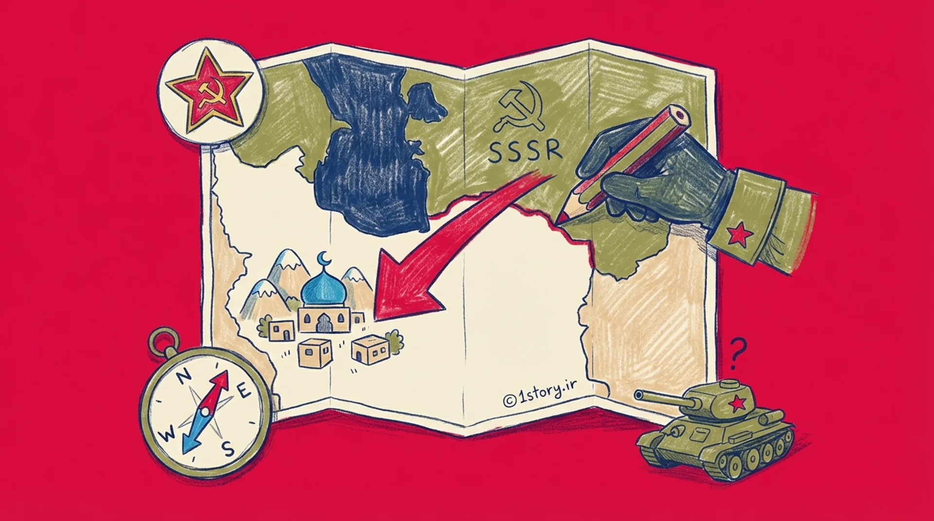 عکس حمله اشتباهی شوروی به ایران؛ گاف بزرگ ارتش سرخ