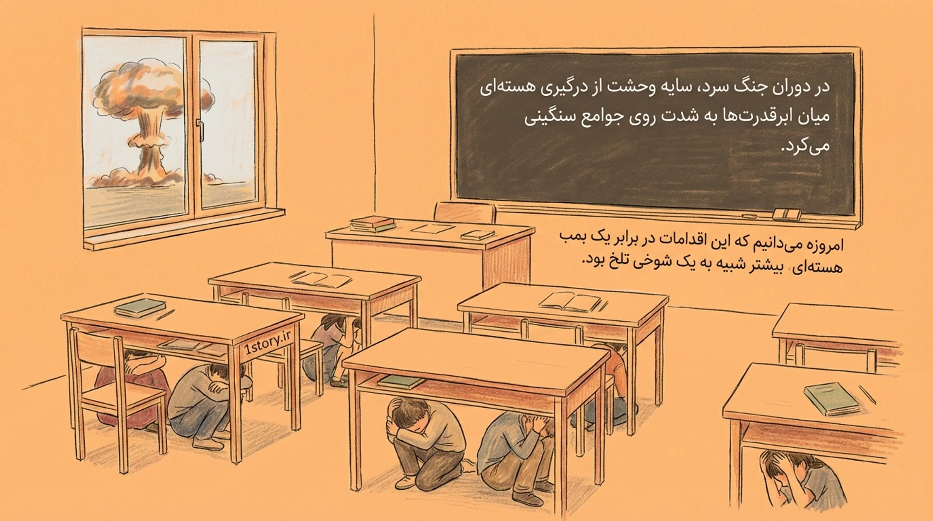 عکس جنگ سرد بمب اتم