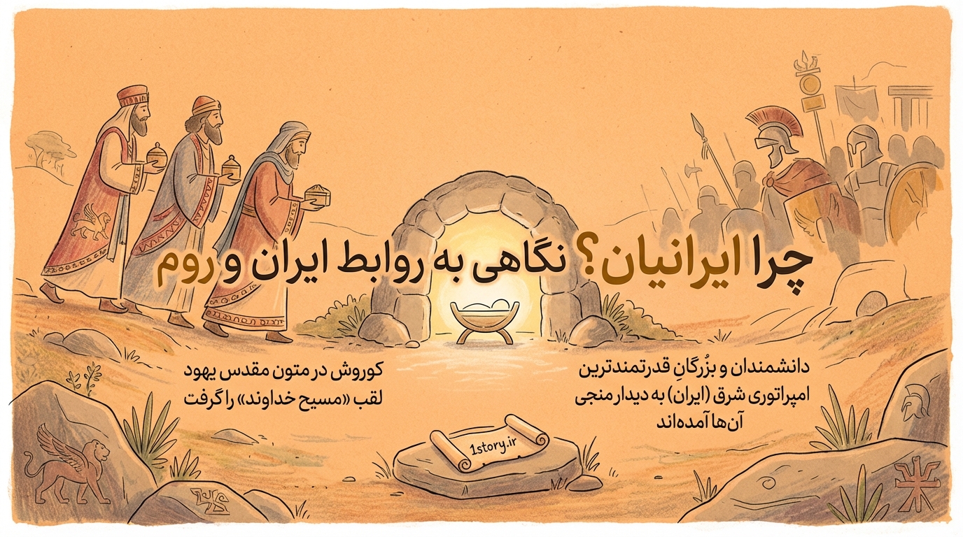 عکس نگاهی به روابط ایران و روم