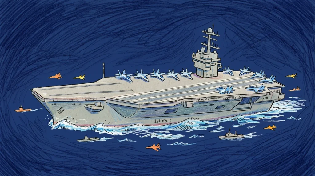 عکس ناو هواپیمابر جرالد فورد