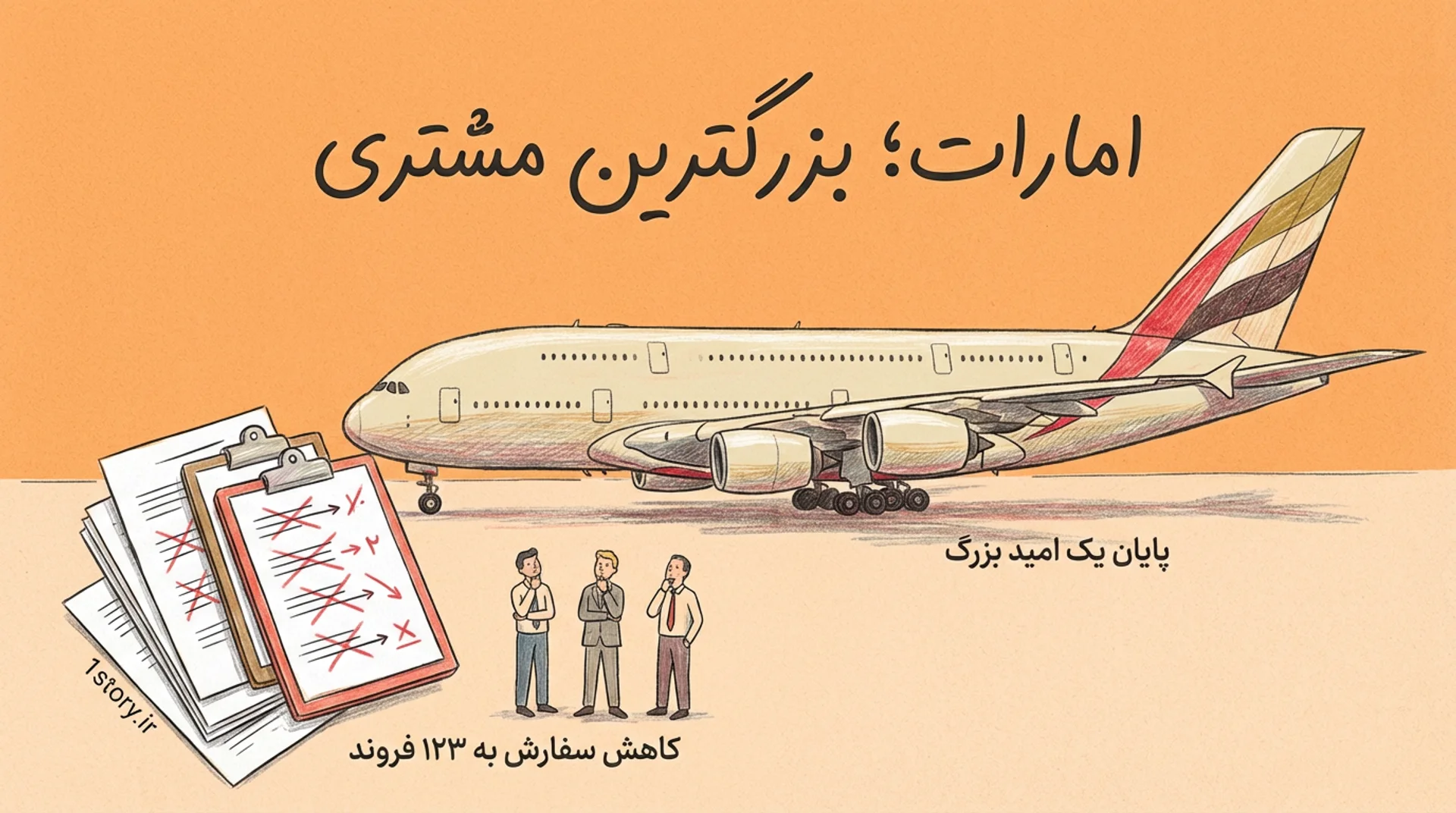 عکس امارات؛ بزرگترین مشتری که پشیمان شد!