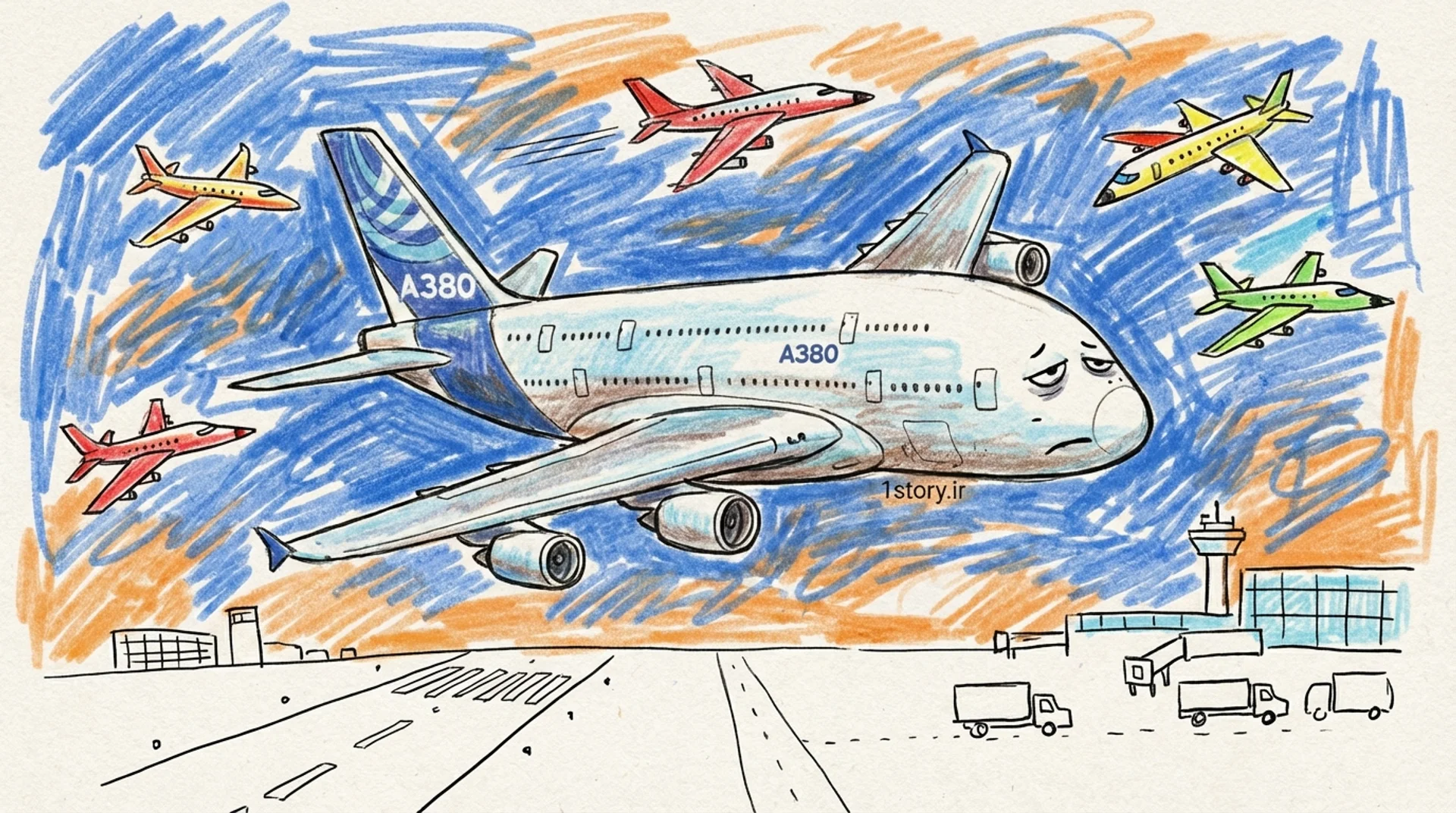 عکس داستان شکست ایرباس A380؛ چرا غول آسمان‌ها بازنشسته شد؟