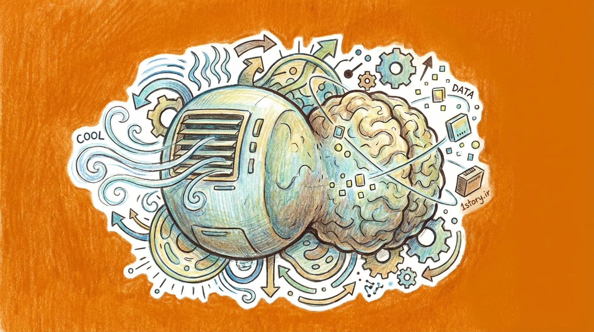 عکس حقایق شگفت‌انگیز بیضه: از کولر گازی تا حافظه ترابایتی