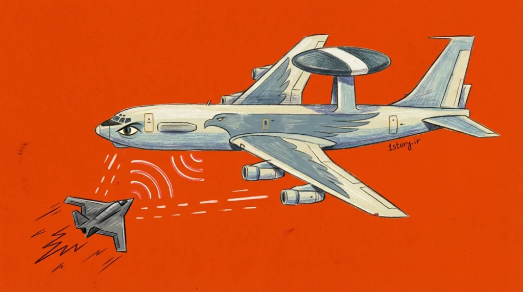 عکس هواپیمای آواکس