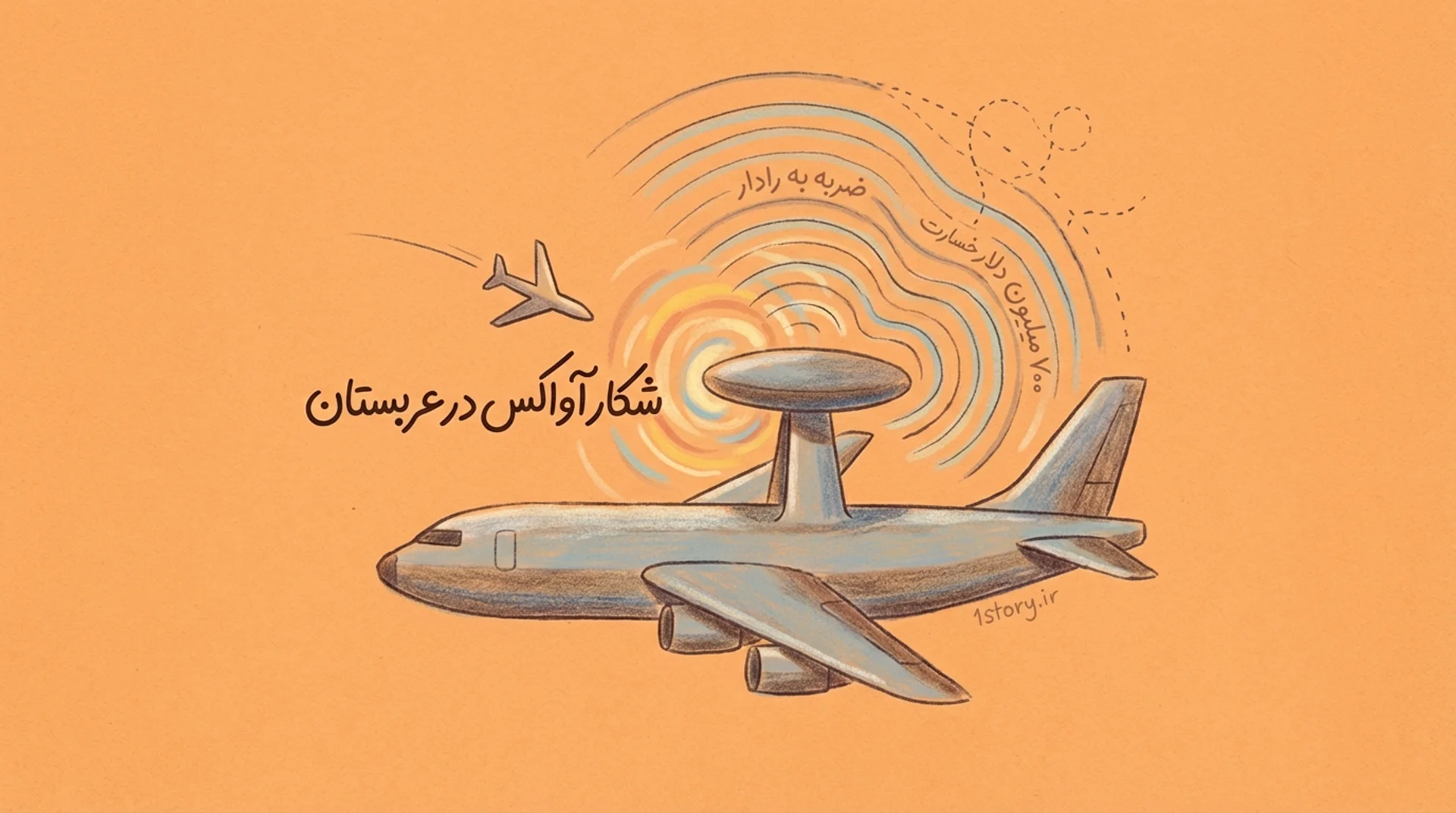 عکس ماجرای جنجالی شکار آواکس در عربستان